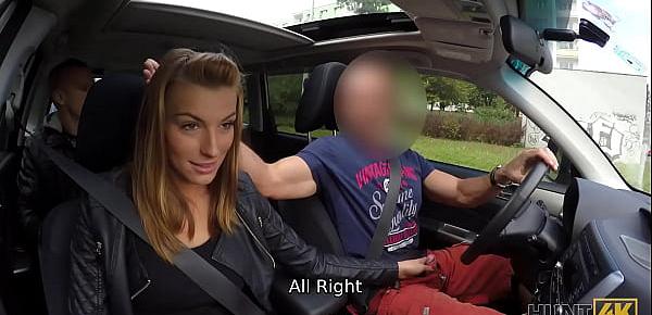  HUNT4K. Chick with perfect ass and boobs gets paid for sex in car